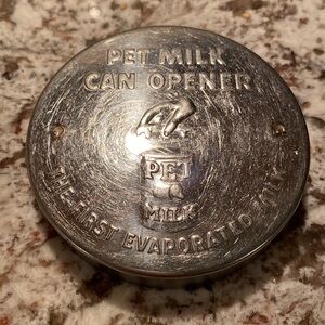 vintage pet milk can opener